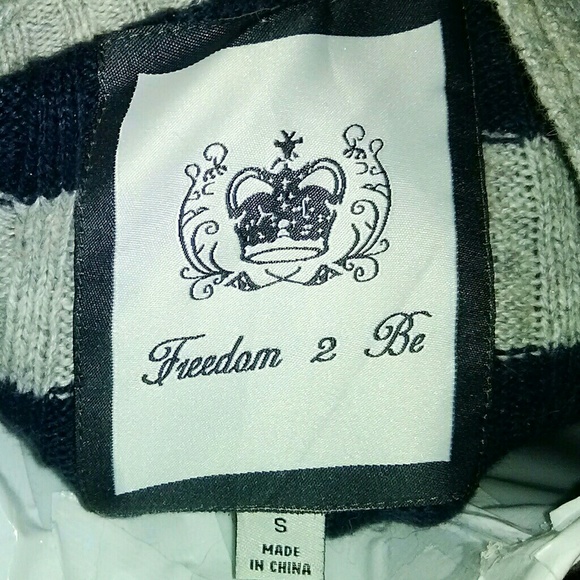 Freedom 2Be Striped Sweater Dress - Picture 5 of 5